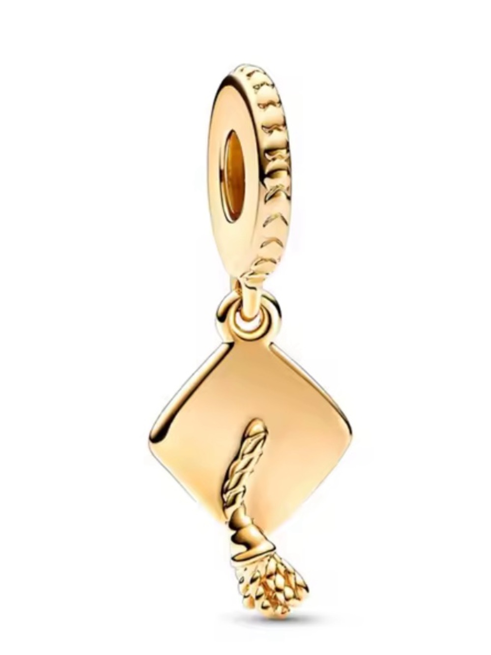 NWOT Graduation Cap Dangle Charm Sterling Silver 925